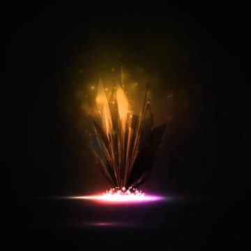 Abstract magic crystal Stock Illustration