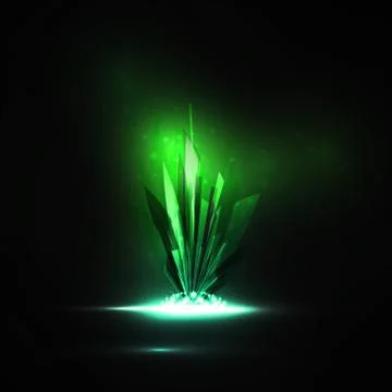 Abstract magic crystal Stock Illustration