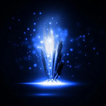 Abstract magic crystal Stock-Illustration
