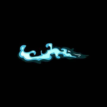 Abstract magic energy cartoon vector illustration Stock Illustration