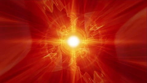 Abstract Magic Flare Fire Energy Tunnel VJ Loop Stock Footage 143385278