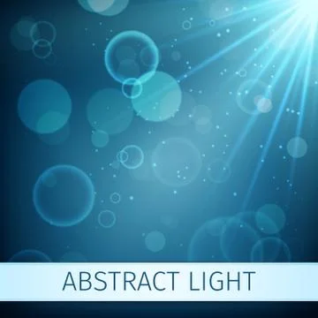 Abstract magic light background Stock Illustration