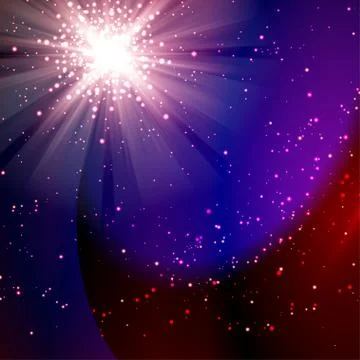 Abstract magic light background Stock Illustration