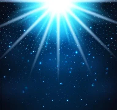 Abstract Magic Light Background Illustration Illustrazione stock