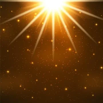 Abstract Magic Light Background Vector Illustration Stock Illustration