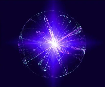 Abstract magic light ball Stock Illustration