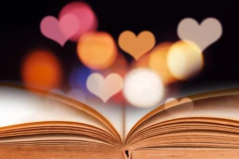 Abstract magic light on open book  for science and education or religion backgro Stock Photos