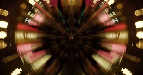 Abstract Magic Light Tunnel. Fluid Movement. Ripple Motion. Stock Footage 156263526