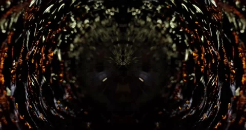 Abstract Magic Light Tunnel. Fluid Movement. Ripple Motion. Stock Footage 156263698