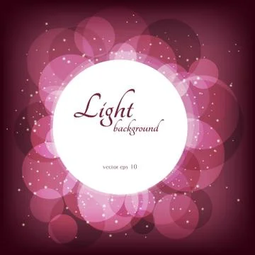 Abstract magic lights background. Good template for postcards or a bookcover Illustrazione stock