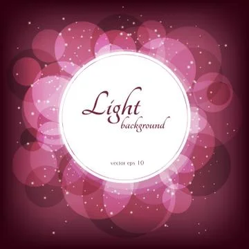 Abstract magic lights background. Good template for postcards or a bookcover Stock Illustration