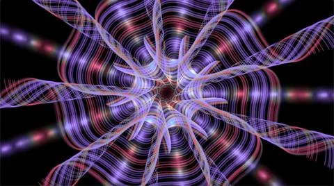 Abstract magic neon lights background Stock Illustration