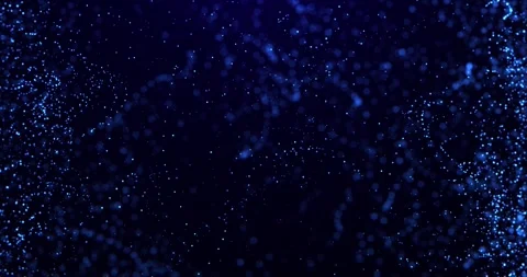 Abstract magic particles background, particles glow and move with wave energy Stock Footage 255788812