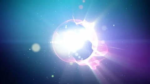 Abstract Magic Sun Loop / Solar Energy (4K) Stock Footage 201828504