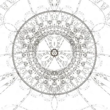 Abstract magic theme Stock Illustration