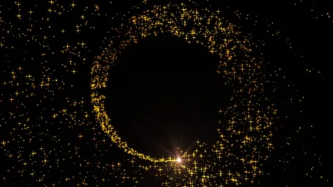 Abstract magic trail animation. Glowing Magic Particle Trail Stream Animation Stock Footage 312348984