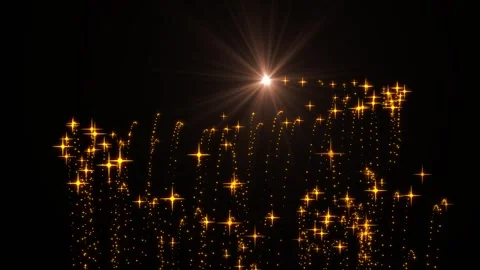 Abstract magic trail animation. Glowing Magic Particle Trail Stream Animation Stock Footage 312349021