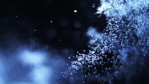 Abstract Magical Blue Particles Background Stock Footage 150739930