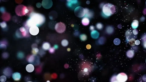 Abstract Magical Bokeh Particles Background Stock Footage 337950043