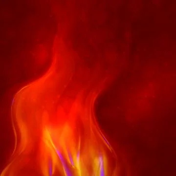 Abstract magical flame illustration Stock Illustration