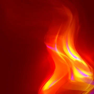 Abstract magical flame illustration Stock Illustration