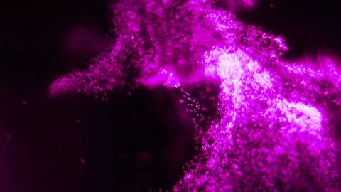 Abstract Magical Pink Particles Background Stock Footage 150742472