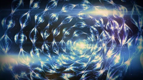 Abstract Magical Stars Strings Motion Background Video stock 277337924