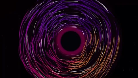Abstract Magnetic Accretion Field Seamless motion Loop Stock-Footage 343201682