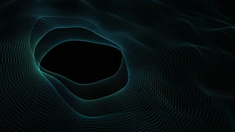 Abstract Magnetic Wavefield Background Loop Stock Footage 140120802