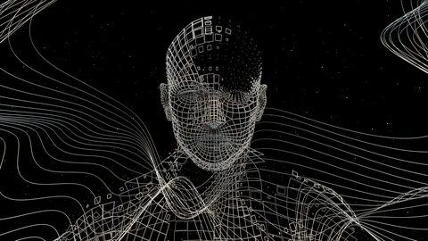 Abstract Man 4k 06 Stock Footage 118926128