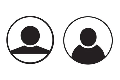 Abstract man figure vector set - web icons Stock Illustration