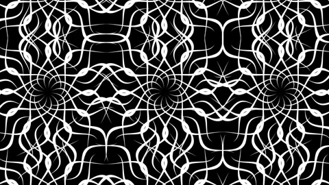 Abstract Mandala Decorative Background Loop Video stock 330942756