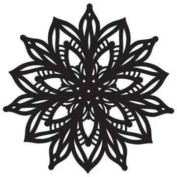 Abstract mandala design Illustrazione stock