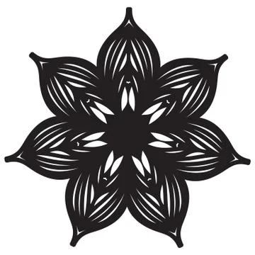 Abstract mandala design Stock Illustration