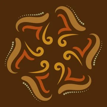 Abstract mandala Stock Illustration