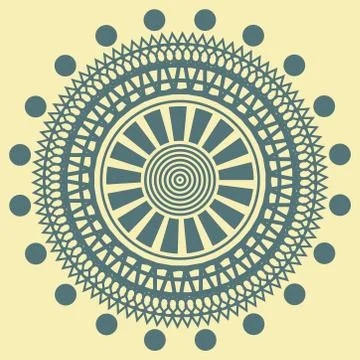 Abstract Mandala Stock Illustration