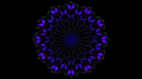 Abstract mandala with intricate geometric patterns Video stock 329395102