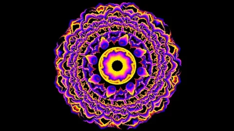 Abstract  mandala  MM06 스톡 동영상 81039295