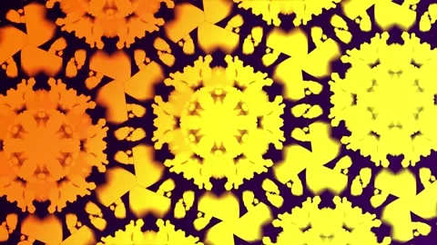 Abstract mandala pattern background animation.Seamless loop colorful kaleid.. Stock Footage 331654227