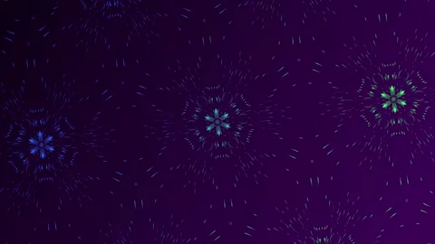 Abstract mandala pattern background animation.Seamless loop colorful kaleid.. Stock Footage 331654257