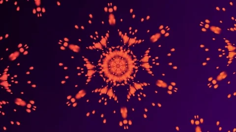 Abstract mandala pattern background animation.Seamless loop colorful kaleid.. Stock Footage 331654286