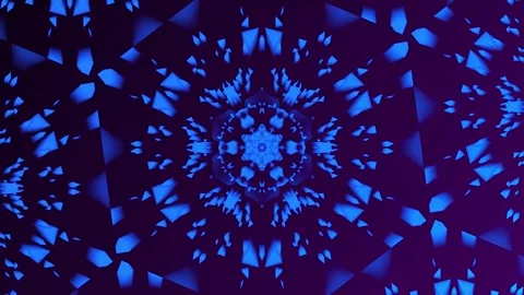 Abstract mandala pattern background animation.Seamless loop colorful kaleid.. Stock Footage 331654288