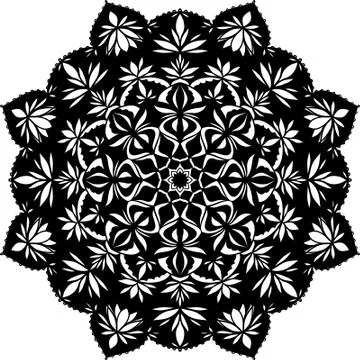 Abstract mandala pattern 스톡 일러스트