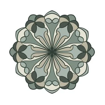 Abstract mandala pattern Stock Illustration