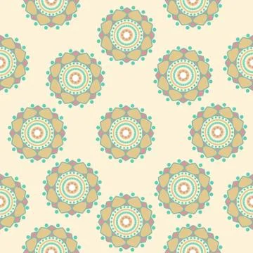 Abstract Mandala Vector pattern Illustrazione stock