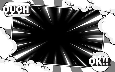 Abstract manga comic background with radial halftones. Pop art halftone tex.. 스톡 일러스트