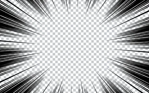 Abstract manga comic zoom background vector illustration Illustrazione stock