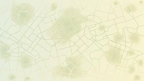Abstract map background. Colorful zone on map. Streets and roads. City top Stock Illustration