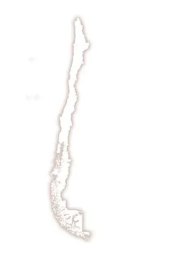Abstract map of Chile Stock Illustration