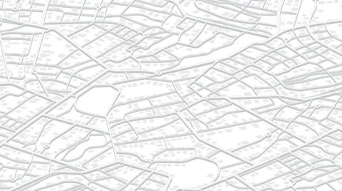Abstract map downtown district. Geolocation your location on map with river. Ilustración de archivo